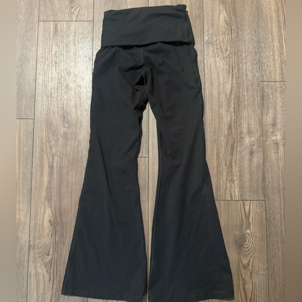 aerie Black Flared Leggings